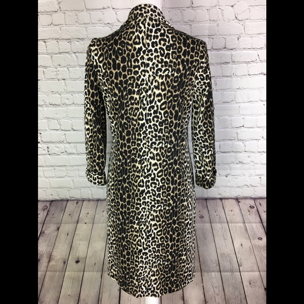 🌺SOLD🌺Leopard Print long blazer - Picture 3 of 8
